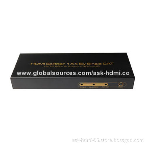 HDMI 1x4 Splitter Over Single Cat 60M